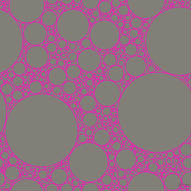 bubbles, circles, sponge, big, medium, small, 2 pixel line width, Shocking Pink and Concord circles bubbles sponge soap seamless tileable