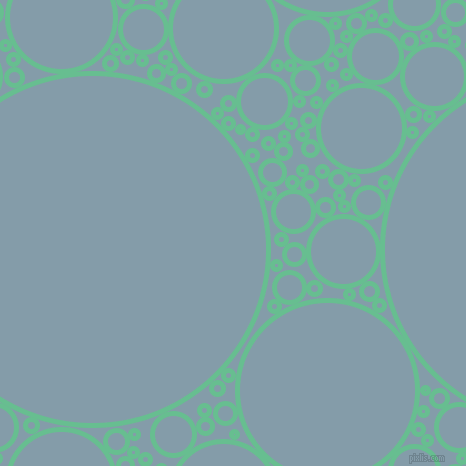 bubbles, circles, sponge, big, medium, small, 5 pixel line width, Silver Tree and Bali Hai circles bubbles sponge soap seamless tileable