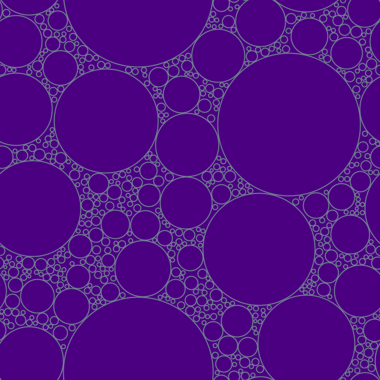 bubbles, circles, sponge, big, medium, small, 2 pixel line width, Slate Grey and Indigo circles bubbles sponge soap seamless tileable