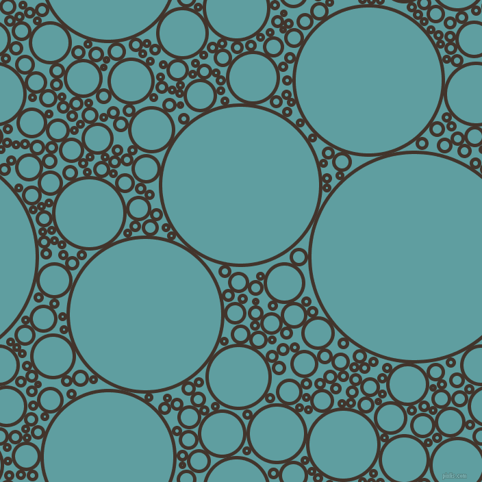 bubbles, circles, sponge, big, medium, small, 5 pixel line width, Slugger and Cadet Blue circles bubbles sponge soap seamless tileable