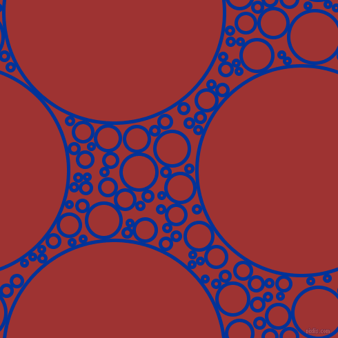bubbles, circles, sponge, big, medium, small, 5 pixel line width, Smalt and Milano Red circles bubbles sponge soap seamless tileable