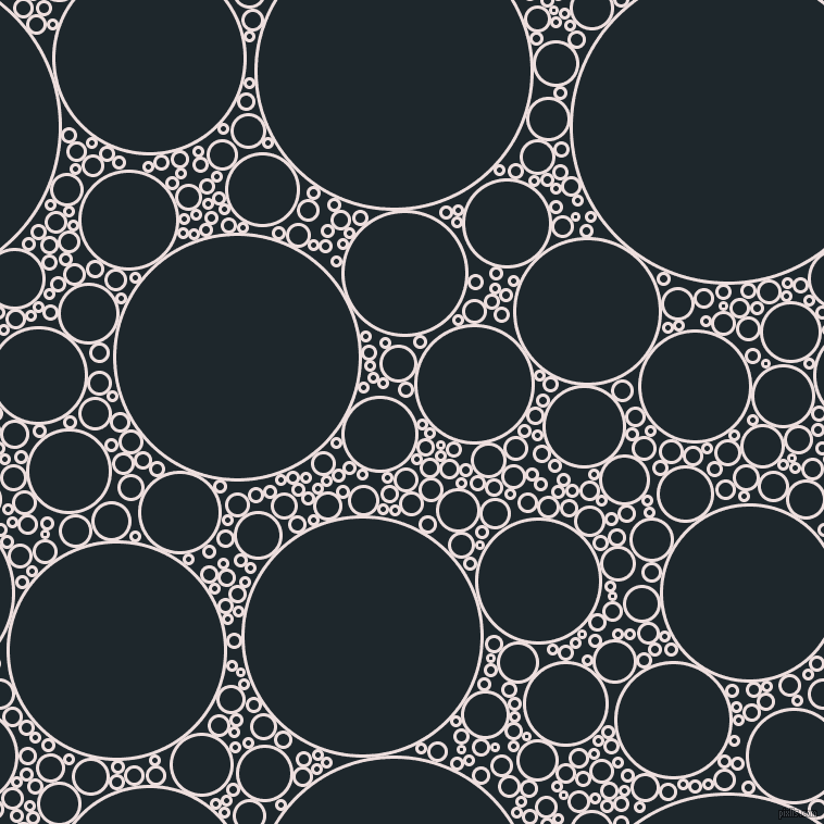 bubbles, circles, sponge, big, medium, small, 3 pixel line width, Soft Peach and Black Pearl circles bubbles sponge soap seamless tileable