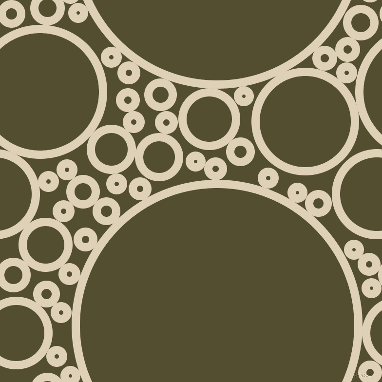 bubbles, circles, sponge, big, medium, small, 17 pixel line width, Spanish White and Thatch Green circles bubbles sponge soap seamless tileable