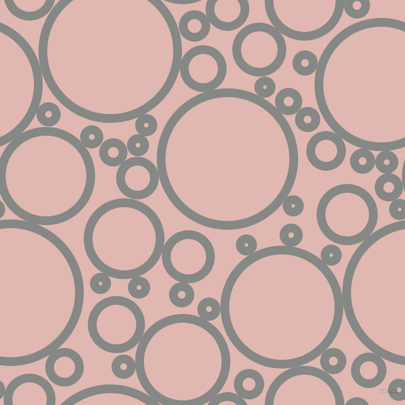 bubbles, circles, sponge, big, medium, small, 17 pixel line width, Stack and Cavern Pink circles bubbles sponge soap seamless tileable