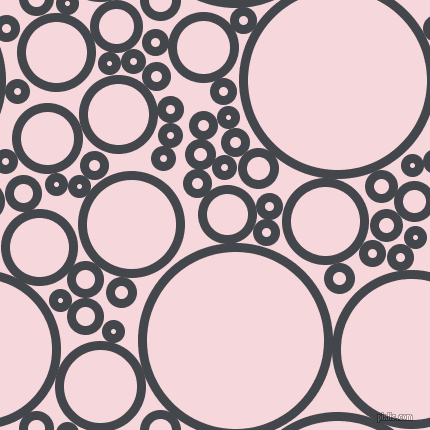 bubbles, circles, sponge, big, medium, small, 9 pixel line width, Steel Grey and Cherub circles bubbles sponge soap seamless tileable