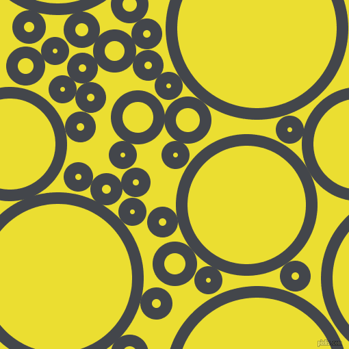 bubbles, circles, sponge, big, medium, small, 17 pixel line width, Steel Grey and Golden Fizz circles bubbles sponge soap seamless tileable