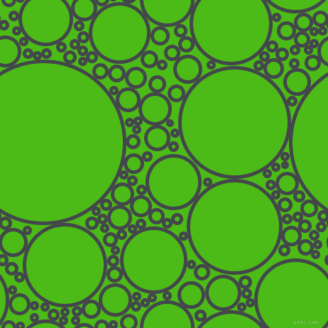 bubbles, circles, sponge, big, medium, small, 5 pixel line width, Steel Grey and Kelly Green circles bubbles sponge soap seamless tileable