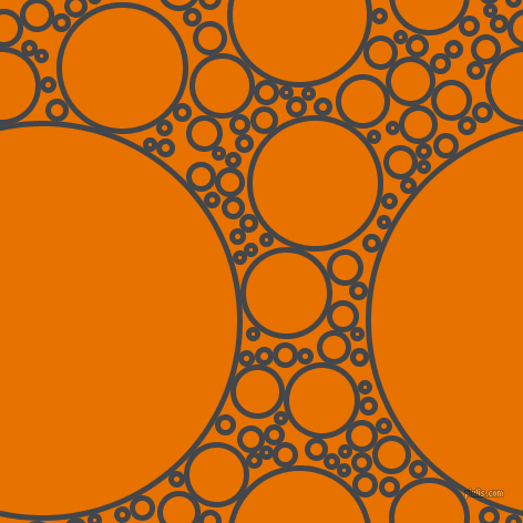 bubbles, circles, sponge, big, medium, small, 5 pixel line width, Steel Grey and Mango Tango circles bubbles sponge soap seamless tileable