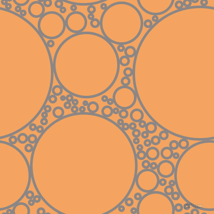 bubbles, circles, sponge, big, medium, small, 5 pixel line width, Suva Grey and Sandy Brown circles bubbles sponge soap seamless tileable
