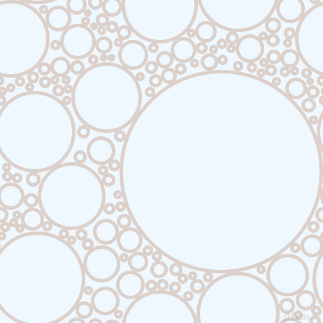 bubbles, circles, sponge, big, medium, small, 5 pixel line widthSwiss Coffee and Alice Blue circles bubbles sponge soap seamless tileable