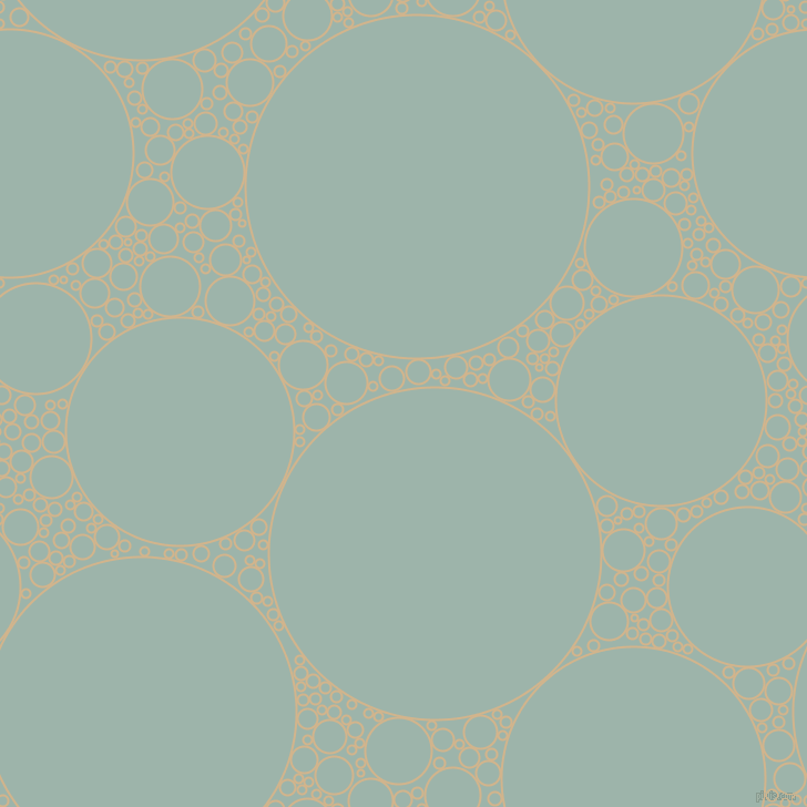 bubbles, circles, sponge, big, medium, small, 2 pixel line width, Tan and Skeptic circles bubbles sponge soap seamless tileable
