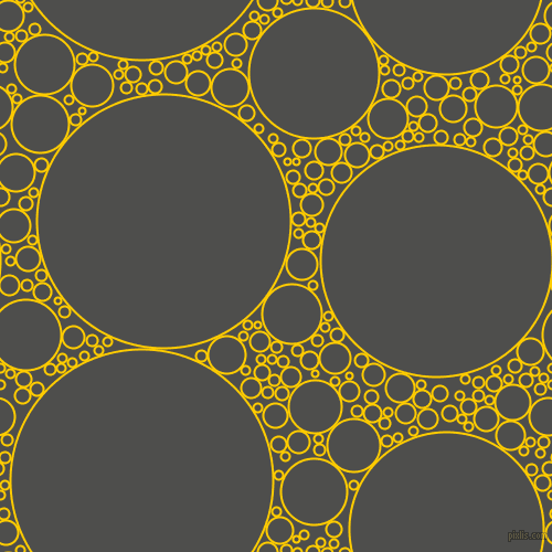 bubbles, circles, sponge, big, medium, small, 2 pixel line width, Tangerine Yellow and Ship Grey circles bubbles sponge soap seamless tileable