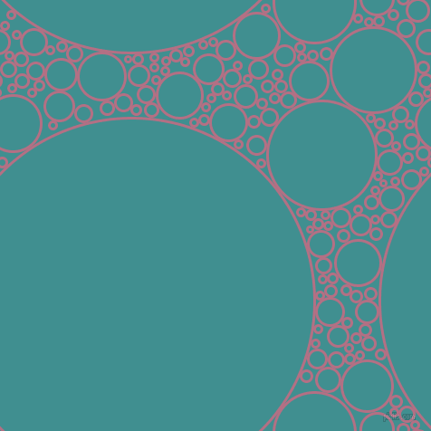 bubbles, circles, sponge, big, medium, small, 3 pixel line width, Tapestry and Blue Chill circles bubbles sponge soap seamless tileable
