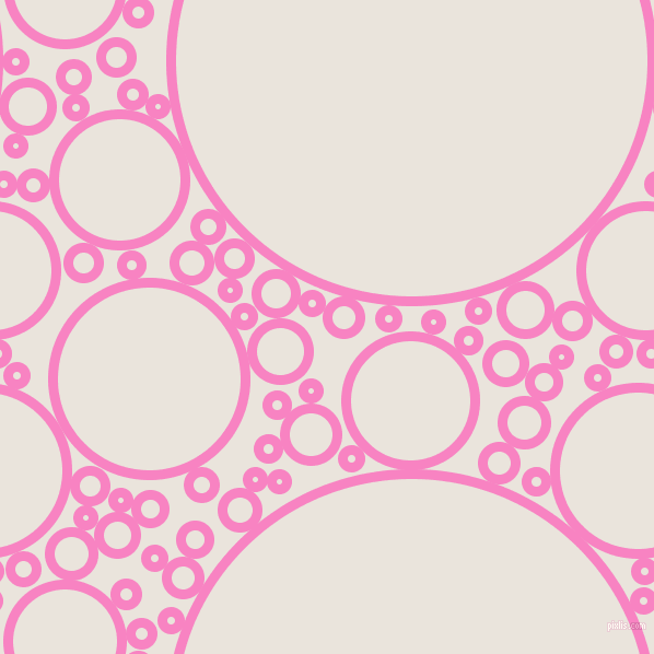bubbles, circles, sponge, big, medium, small, 9 pixel line width, Tea Rose and Pampas circles bubbles sponge soap seamless tileable