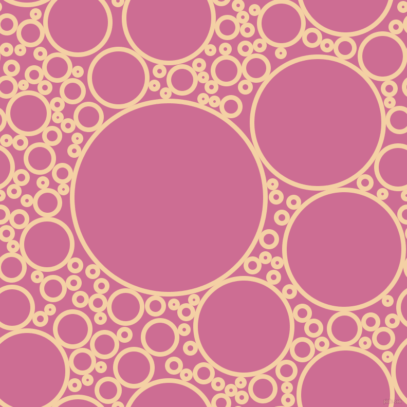 bubbles, circles, sponge, big, medium, small, 9 pixel line width, Tequila and Hopbush circles bubbles sponge soap seamless tileable