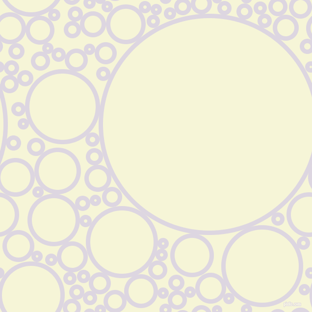 bubbles, circles, sponge, big, medium, small, 9 pixel line width, Titan White and Hint Of Yellow circles bubbles sponge soap seamless tileable