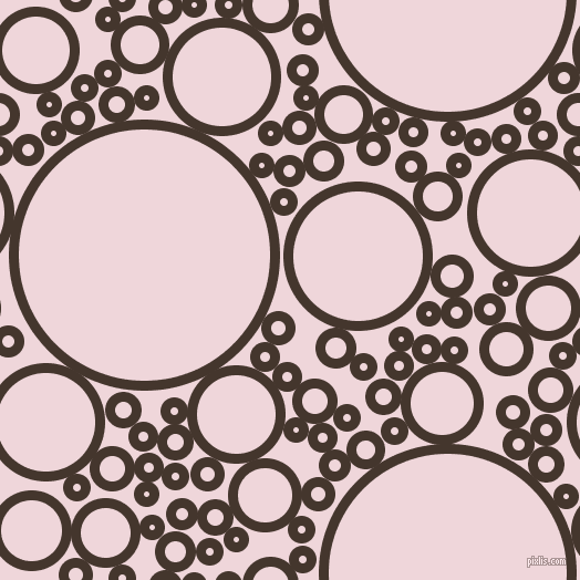 bubbles, circles, sponge, big, medium, small, 9 pixel line width, Tobago and Pale Rose circles bubbles sponge soap seamless tileable