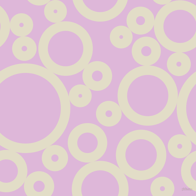 bubbles, circles, sponge, big, medium, small, 33 pixel line width, Travertine and French Lilac circles bubbles sponge soap seamless tileable