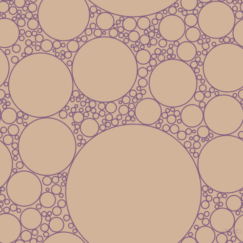 bubbles, circles, sponge, big, medium, small, 2 pixel line width, Trendy Pink and Cashmere circles bubbles sponge soap seamless tileable