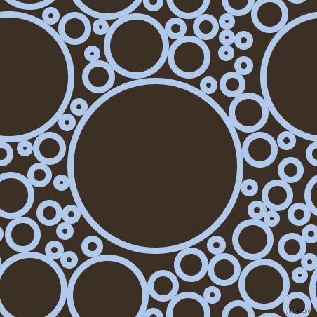 bubbles, circles, sponge, big, medium, small, 9 pixel line width, Tropical Blue and Cola circles bubbles sponge soap seamless tileable