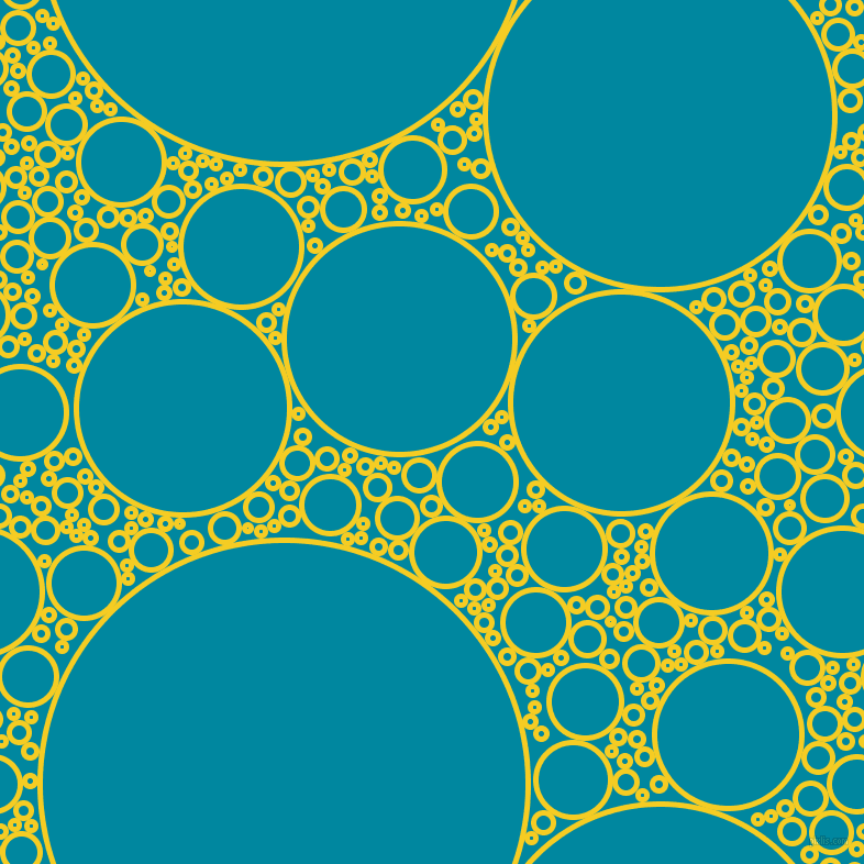 bubbles, circles, sponge, big, medium, small, 5 pixel line width, Turbo and Eastern Blue circles bubbles sponge soap seamless tileable