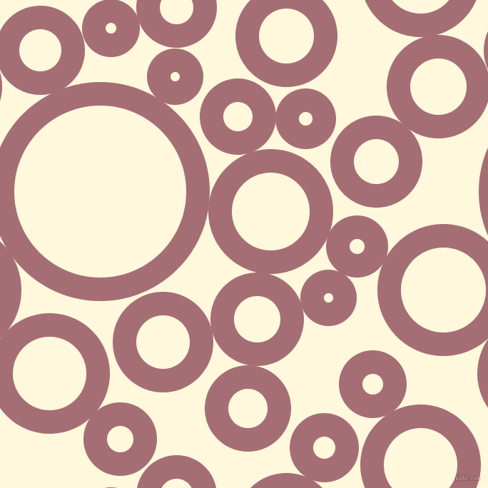bubbles, circles, sponge, big, medium, small, 33 pixel line width, Turkish Rose and Corn Silk circles bubbles sponge soap seamless tileable