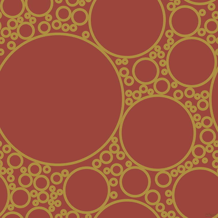 bubbles, circles, sponge, big, medium, small, 9 pixel line width, Turmeric and Cognac circles bubbles sponge soap seamless tileable