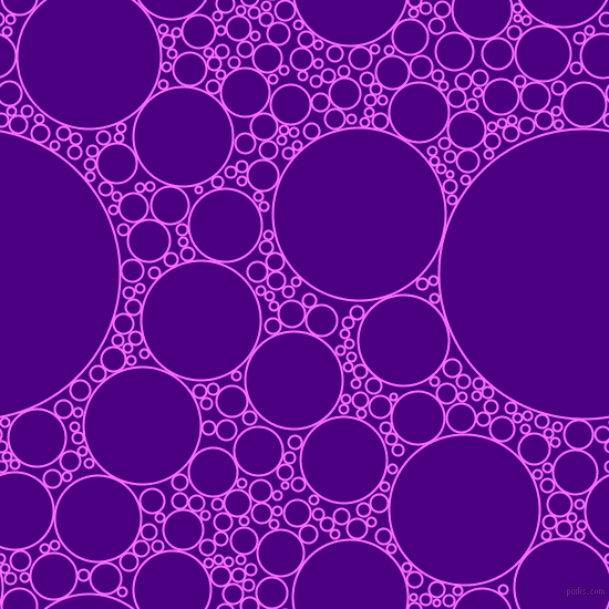 bubbles, circles, sponge, big, medium, small, 2 pixel line width, Ultra Pink and Indigo circles bubbles sponge soap seamless tileable