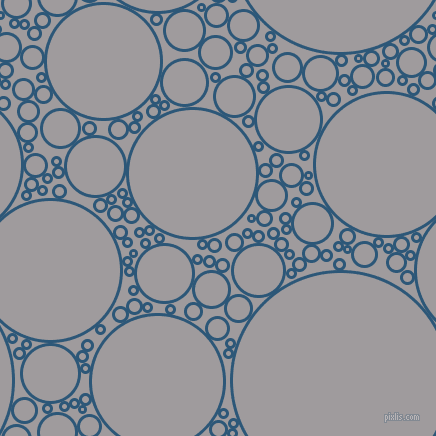 bubbles, circles, sponge, big, medium, small, 3 pixel line width, Venice Blue and Shady Lady circles bubbles sponge soap seamless tileable