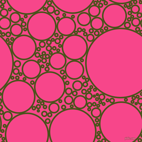 bubbles, circles, sponge, big, medium, small, 5 pixel line width, Verdun Green and Violet Red circles bubbles sponge soap seamless tileable