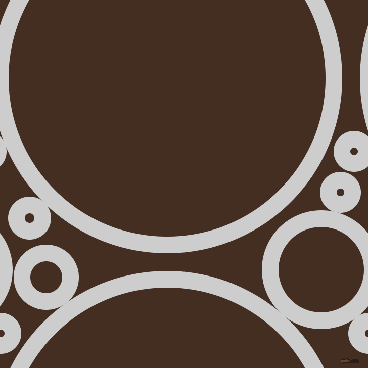bubbles, circles, sponge, big, medium, small, 33 pixel line width, Very Light Grey and Morocco Brown circles bubbles sponge soap seamless tileable