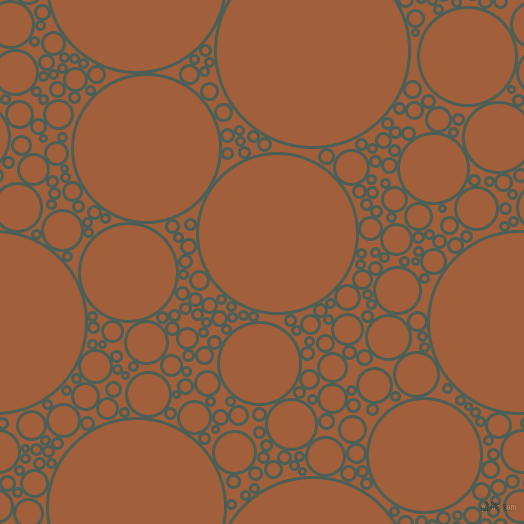 bubbles, circles, sponge, big, medium, small, 3 pixel line width, Viridian Green and Desert circles bubbles sponge soap seamless tileable