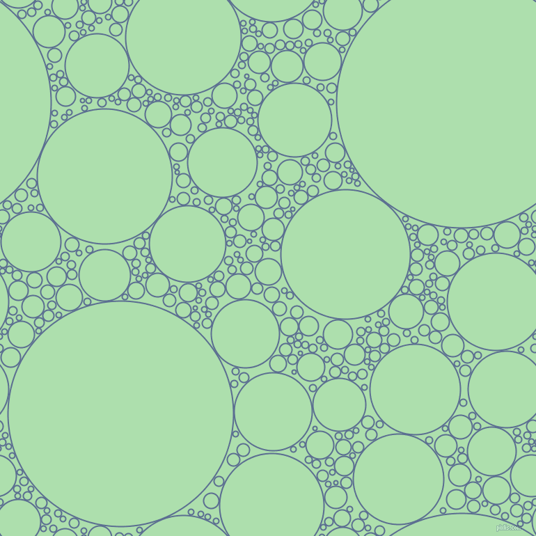 bubbles, circles, sponge, big, medium, small, 2 pixel line width, Waikawa Grey and Moss Green circles bubbles sponge soap seamless tileable
