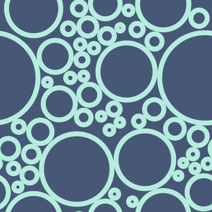 bubbles, circles, sponge, big, medium, small, 17 pixel line width, Water Leaf and Chambray circles bubbles sponge soap seamless tileable