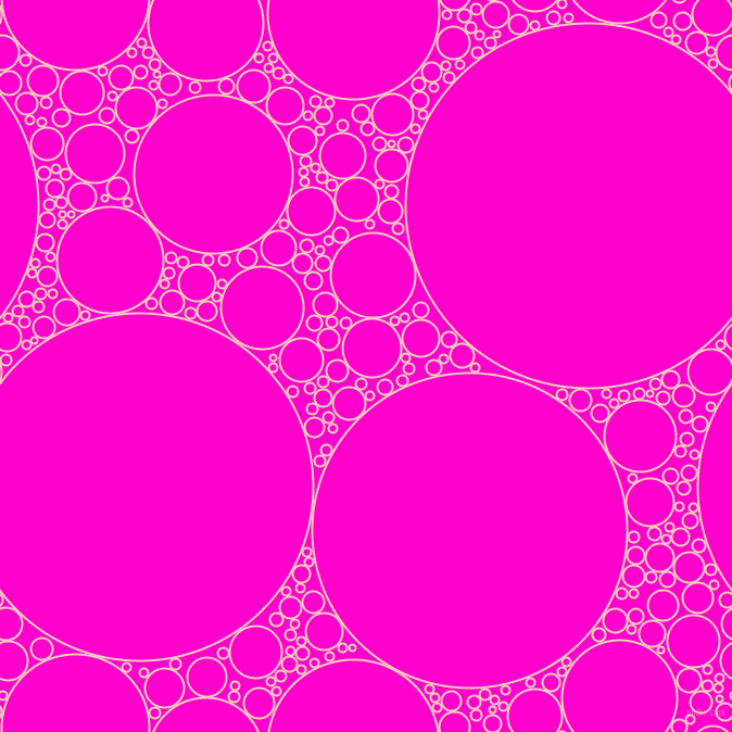 bubbles, circles, sponge, big, medium, small, 2 pixel line width, Watusi and Hot Magenta circles bubbles sponge soap seamless tileable