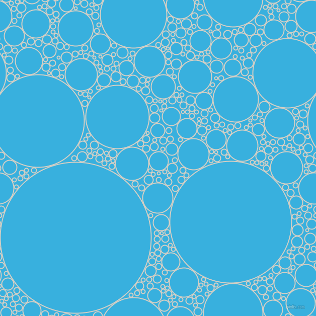 bubbles, circles, sponge, big, medium, small, 2 pixel line width, Westar and Summer Sky circles bubbles sponge soap seamless tileable