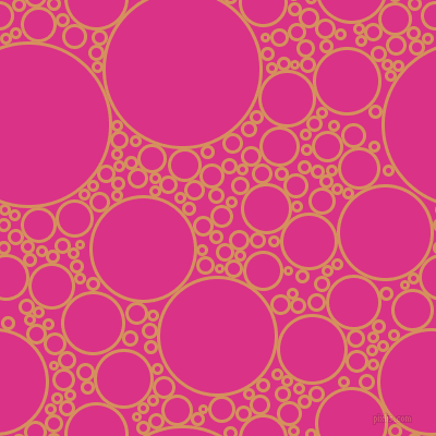 bubbles, circles, sponge, big, medium, small, 3 pixel line width, Whiskey Sour and Deep Cerise circles bubbles sponge soap seamless tileable