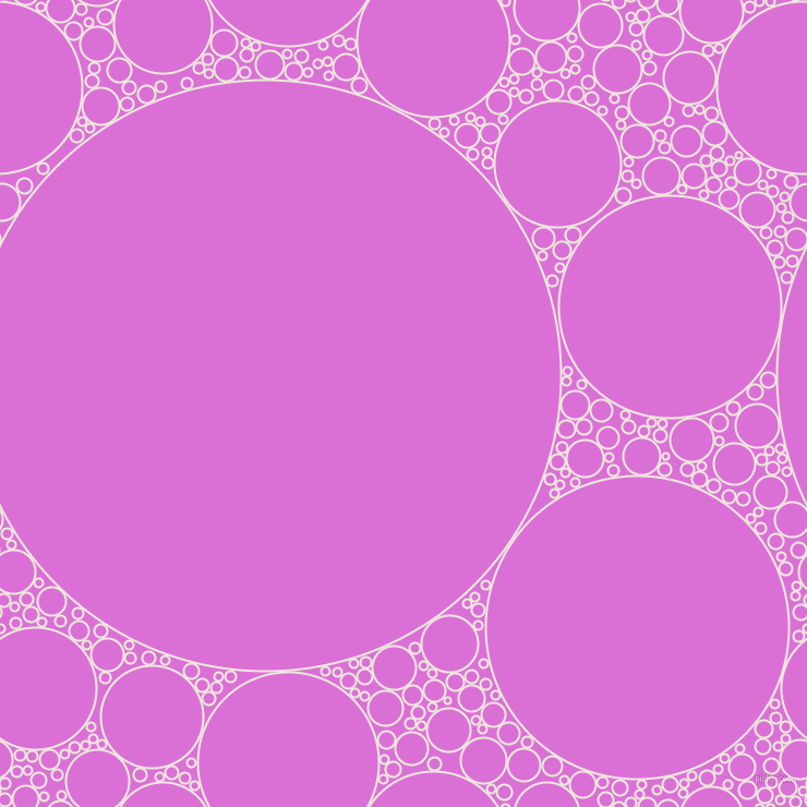 bubbles, circles, sponge, big, medium, small, 2 pixel line width, White Linen and Orchid circles bubbles sponge soap seamless tileable