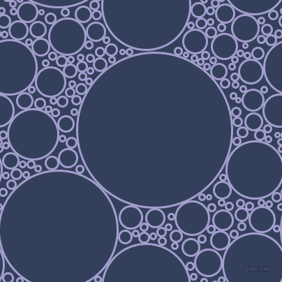 bubbles, circles, sponge, big, medium, small, 3 pixel line width, Wistful and Gulf Blue circles bubbles sponge soap seamless tileable