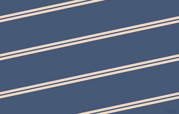 12 degree angle dual stripes lines, 8 pixel lines width, 4 and 101 pixel line spacing, Almond and Chambray dual two line striped seamless tileable