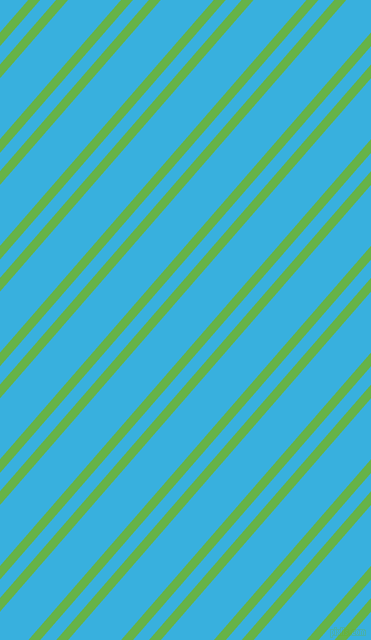 49 degree angles dual stripe lines, 9 pixel lines width, 12 and 40 pixels line spacing, Apple and Summer Sky dual two line striped seamless tileable