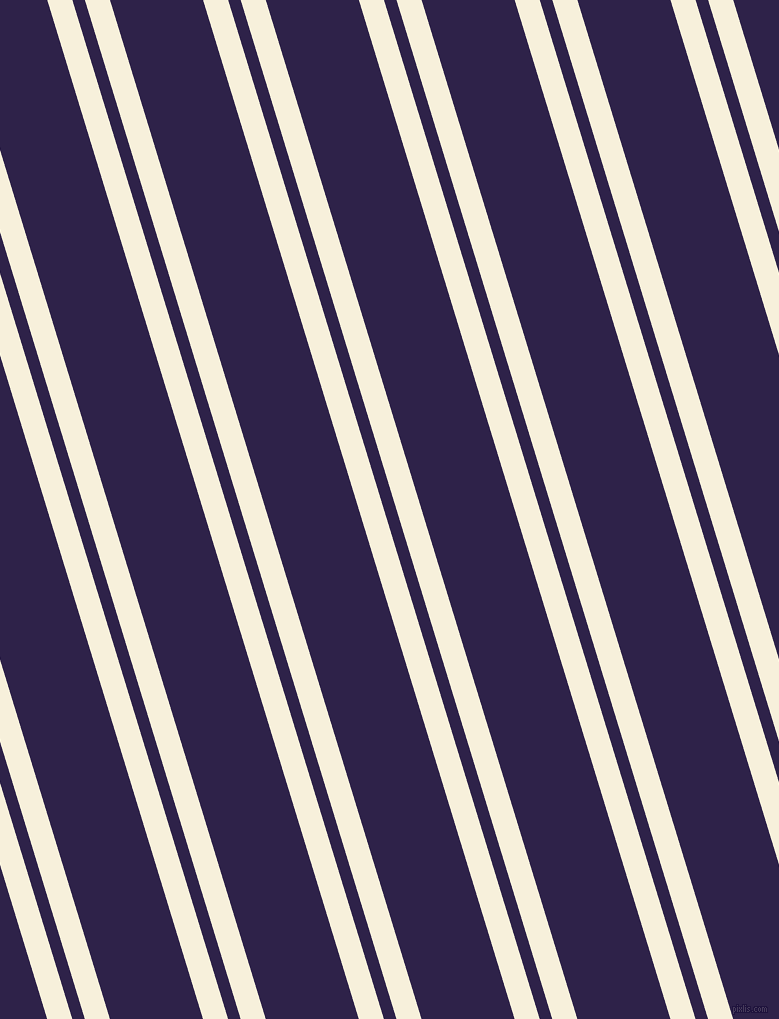 107 degree angle dual striped line, 24 pixel line width, 12 and 89 pixel line spacing, Apricot White and Violent Violet dual two line striped seamless tileable