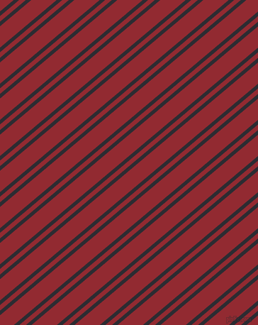 40 degree angles dual stripes lines, 5 pixel lines width, 6 and 23 pixels line spacing, Bastille and Bright Red dual two line striped seamless tileable