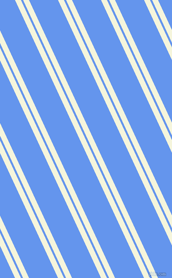 115 degree angle dual striped lines, 11 pixel lines width, 4 and 54 pixel line spacing, Beige and Cornflower Blue dual two line striped seamless tileable