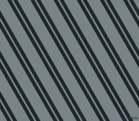 120 degree angles dual stripe lines, 12 pixel lines width, 6 and 39 pixels line spacing, Black Pearl and Regent Grey dual two line striped seamless tileable