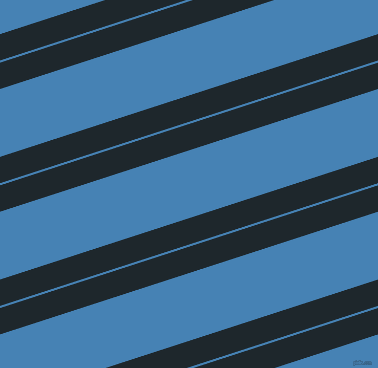 18 degree angle dual stripe line, 49 pixel line width, 4 and 126 pixel line spacing, Black Pearl and Steel Blue dual two line striped seamless tileable