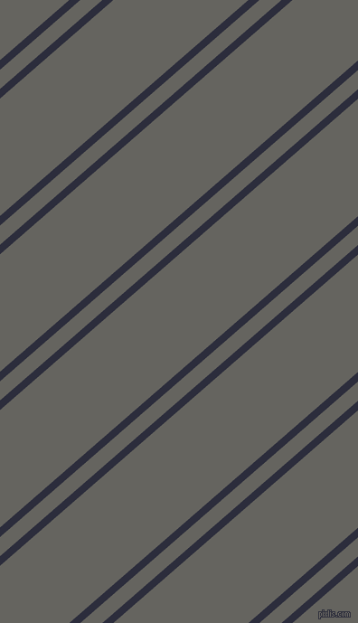 41 degree angles dual stripe lines, 8 pixel lines width, 16 and 98 pixels line spacing, Black Rock and Storm Dust dual two line striped seamless tileable