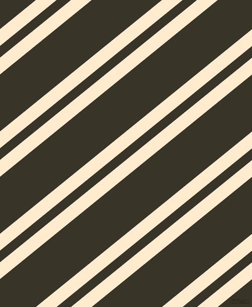 39 degree angle dual striped lines, 26 pixel lines width, 18 and 88 pixel line spacing, Blanched Almond and Graphite dual two line striped seamless tileable