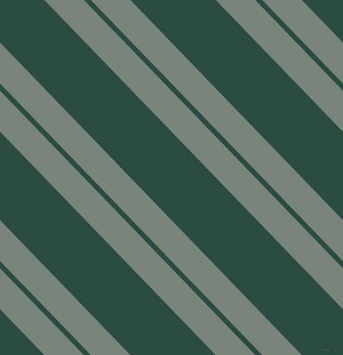 134 degree angle dual striped lines, 57 pixel lines width, 10 and 123 pixel line spacing, Blue Smoke and Te Papa Green dual two line striped seamless tileable