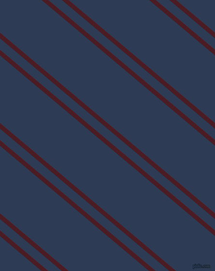 140 degree angles dual stripes line, 9 pixel line width, 18 and 107 pixels line spacing, Bordeaux and Madison dual two line striped seamless tileable